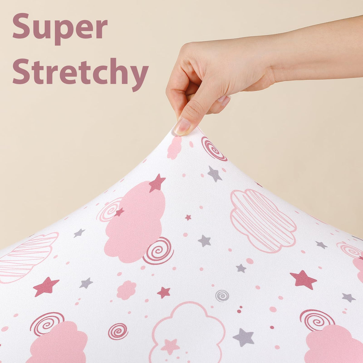 3 Pack Fitted Crib Sheets 52”x28” P801204