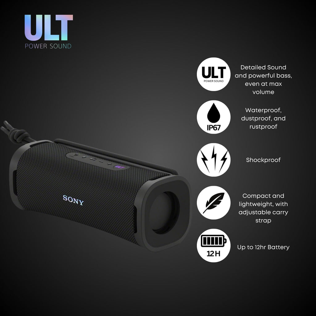 Black 2-Pack Portable Bluetooth Speaker I287