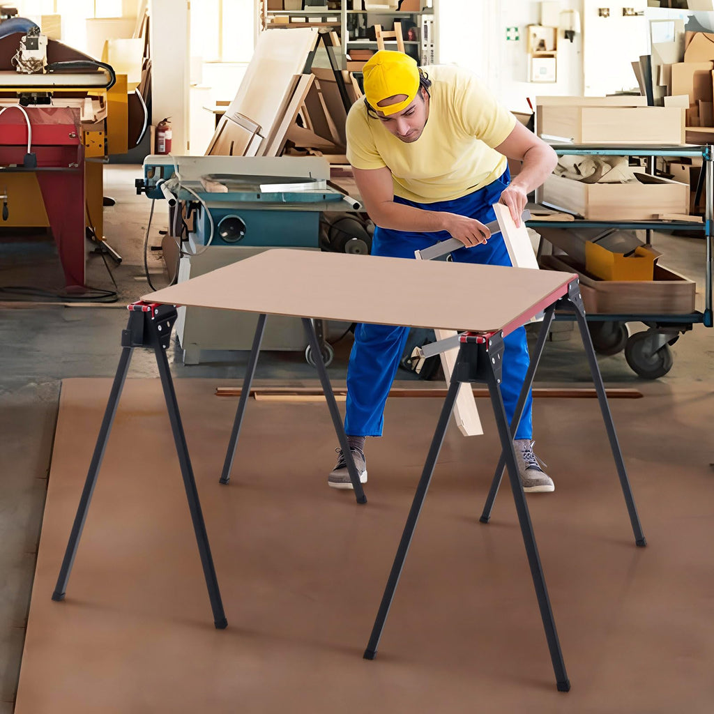2 Pack Folding Sawhorses 2200 LBS Load Capacity C3040