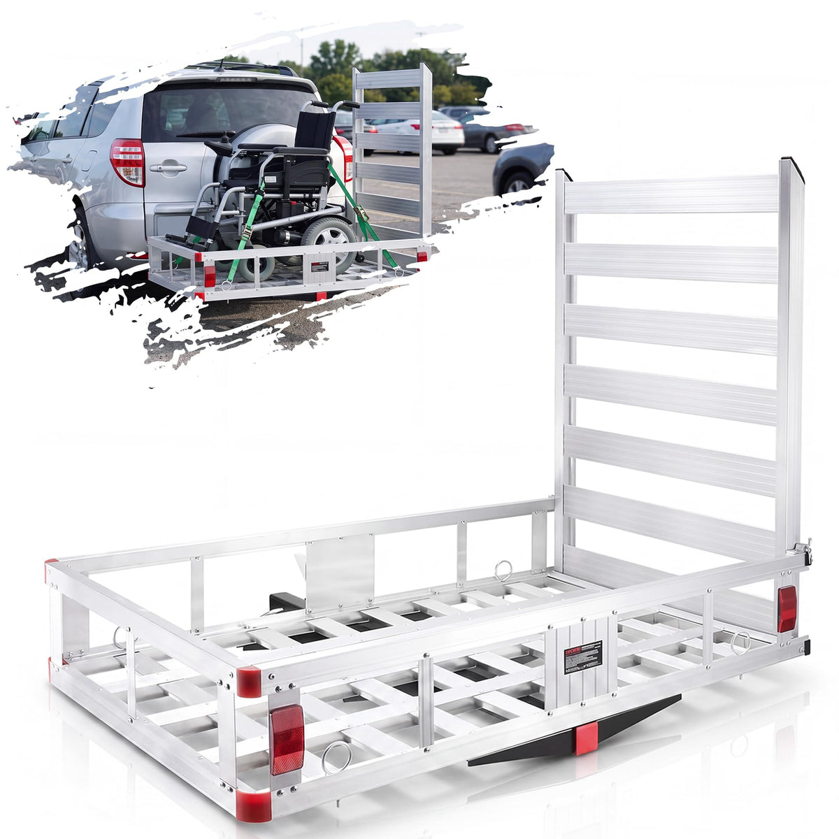 50" Aluminum Wheelchair Carrier with Ramp G398389