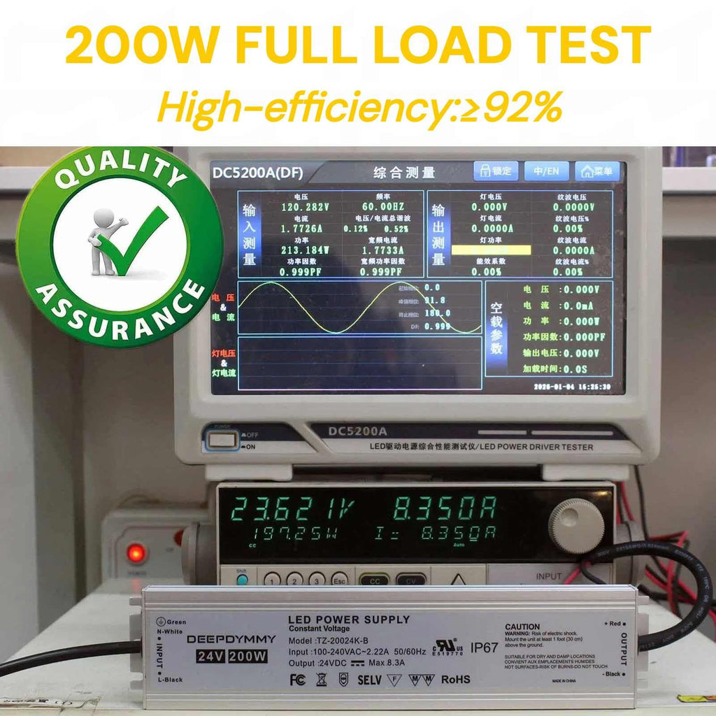 24V 200W Waterproof IP67 Power Supply R123642