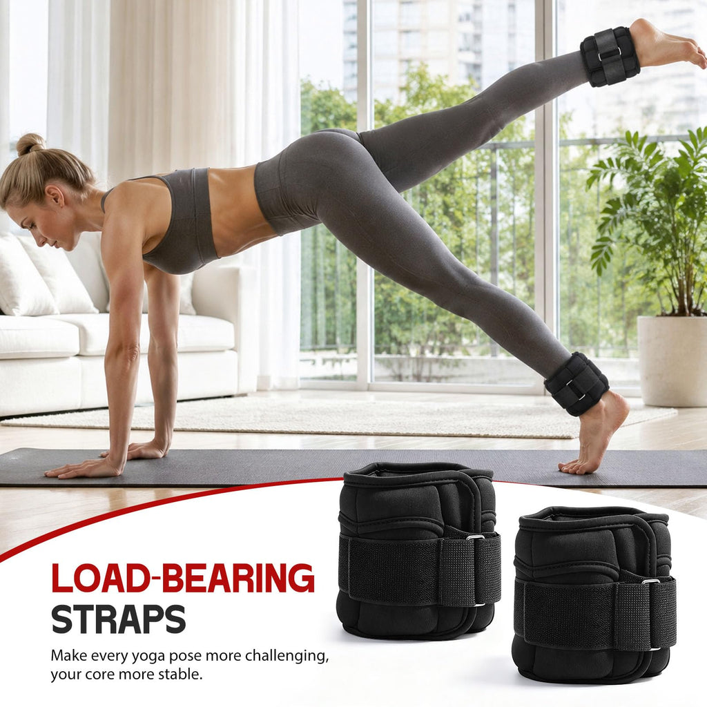Adjustable 10 lbs Ankle Weights Set S818