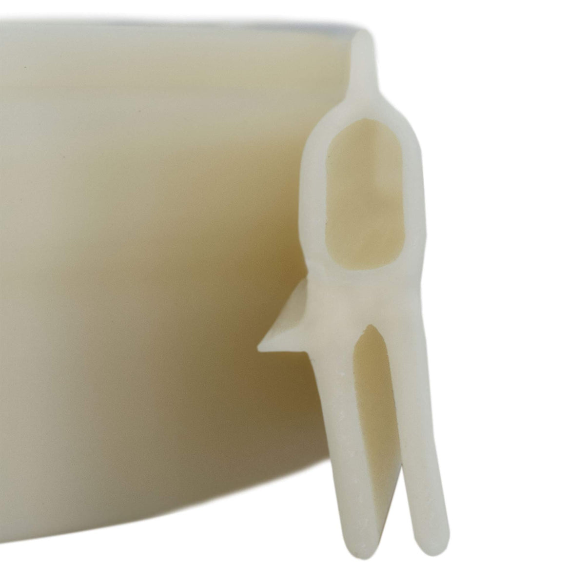White Vinyl RV Roof Vent Seal 1 Pack E54868