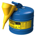 Blue Galvanized Steel Kerosene Safety Can E40454