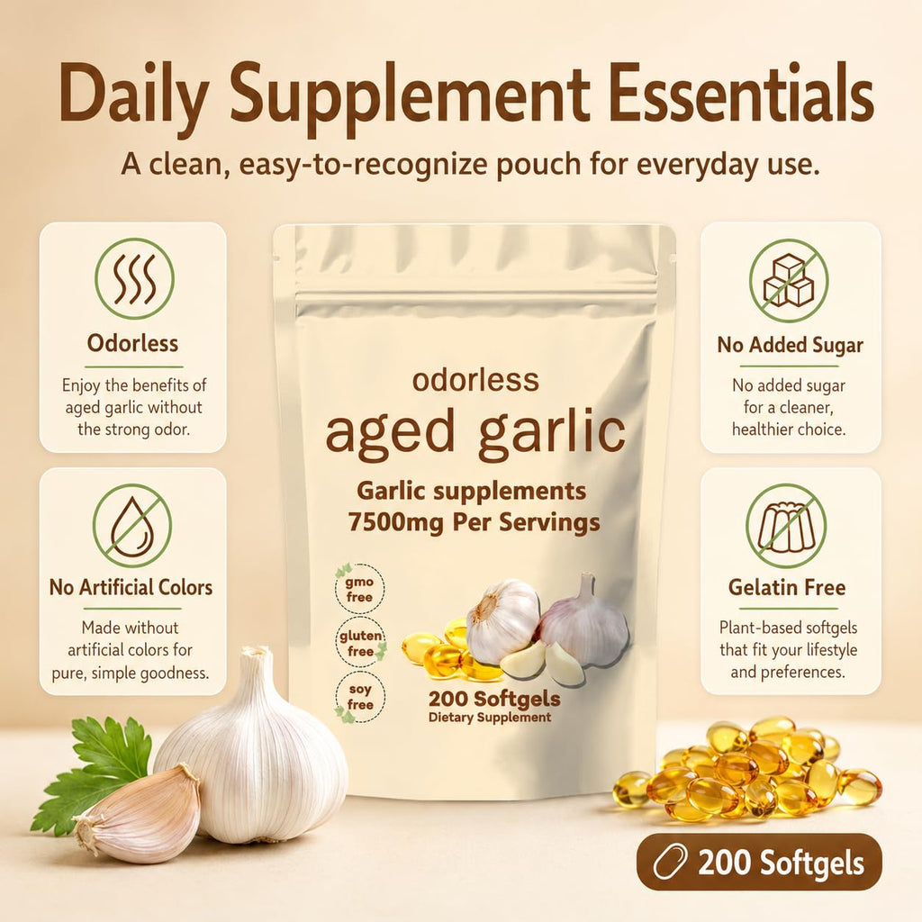 Aged Garlic Extract Softgels 200 Count I573871