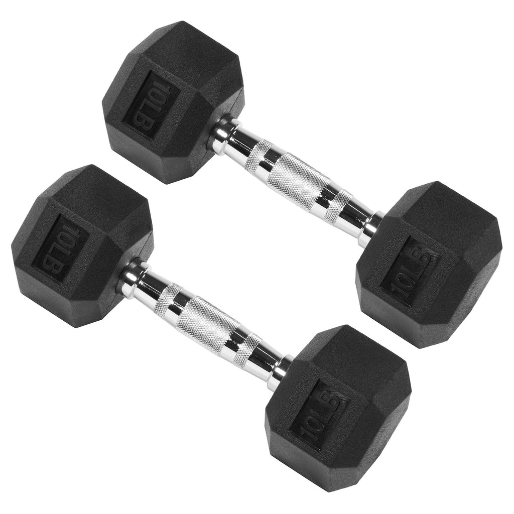 Rubber Encased Hex Dumbbell A8339
