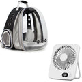 Expandable Cat Backpack with Mini Fan X742019