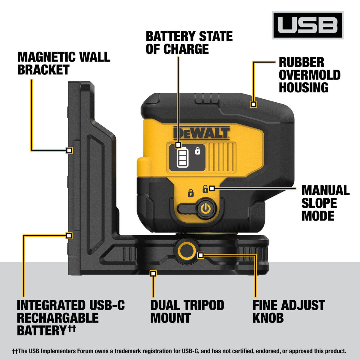 Green 3 Spot Self Leveling Laser Level Kit L944206