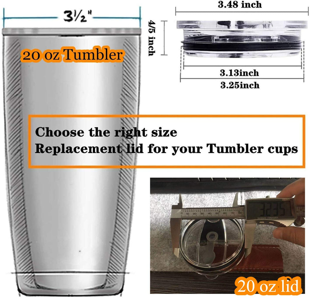 Replacement Flip Lids for Stainless Steel Insulated Tumbler Travel Mug B475