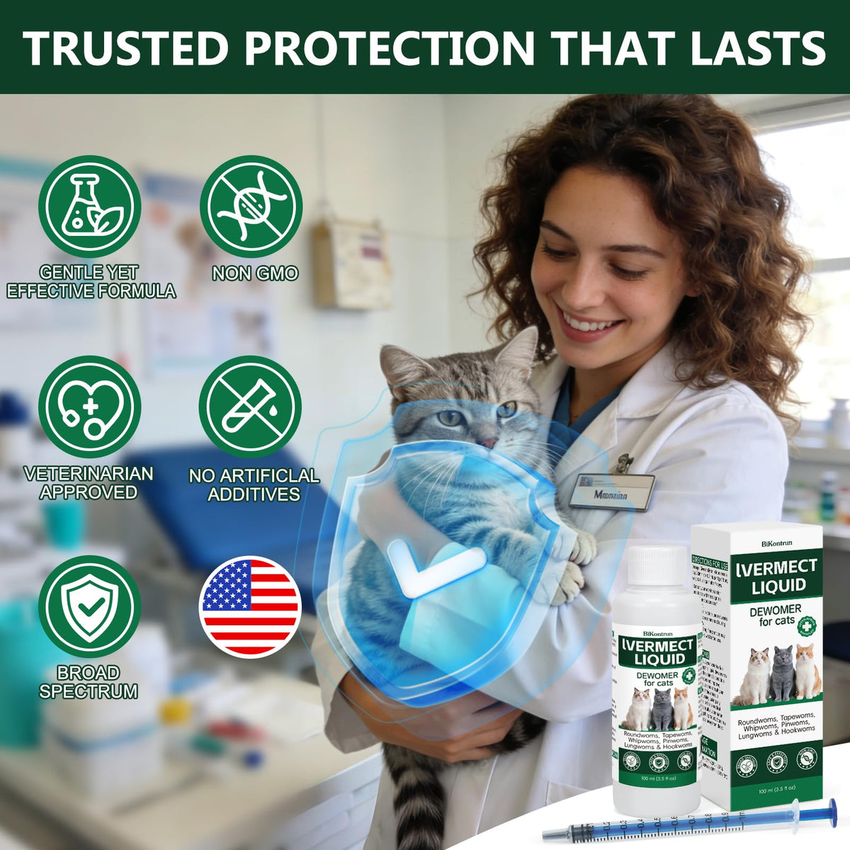 Broad Spectrum Cat Dewormer O91599