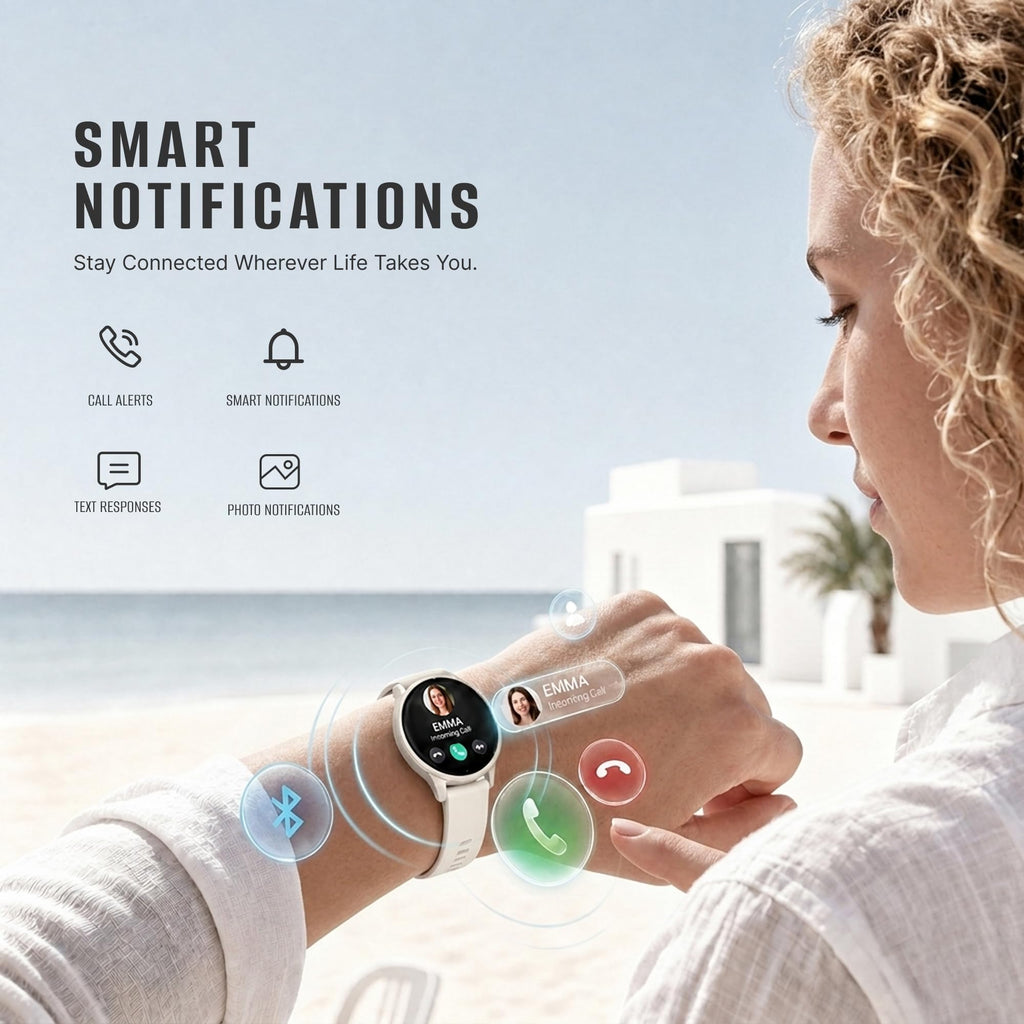 Health and Fitness GPS Smartwatch with AMOLED Display N928405