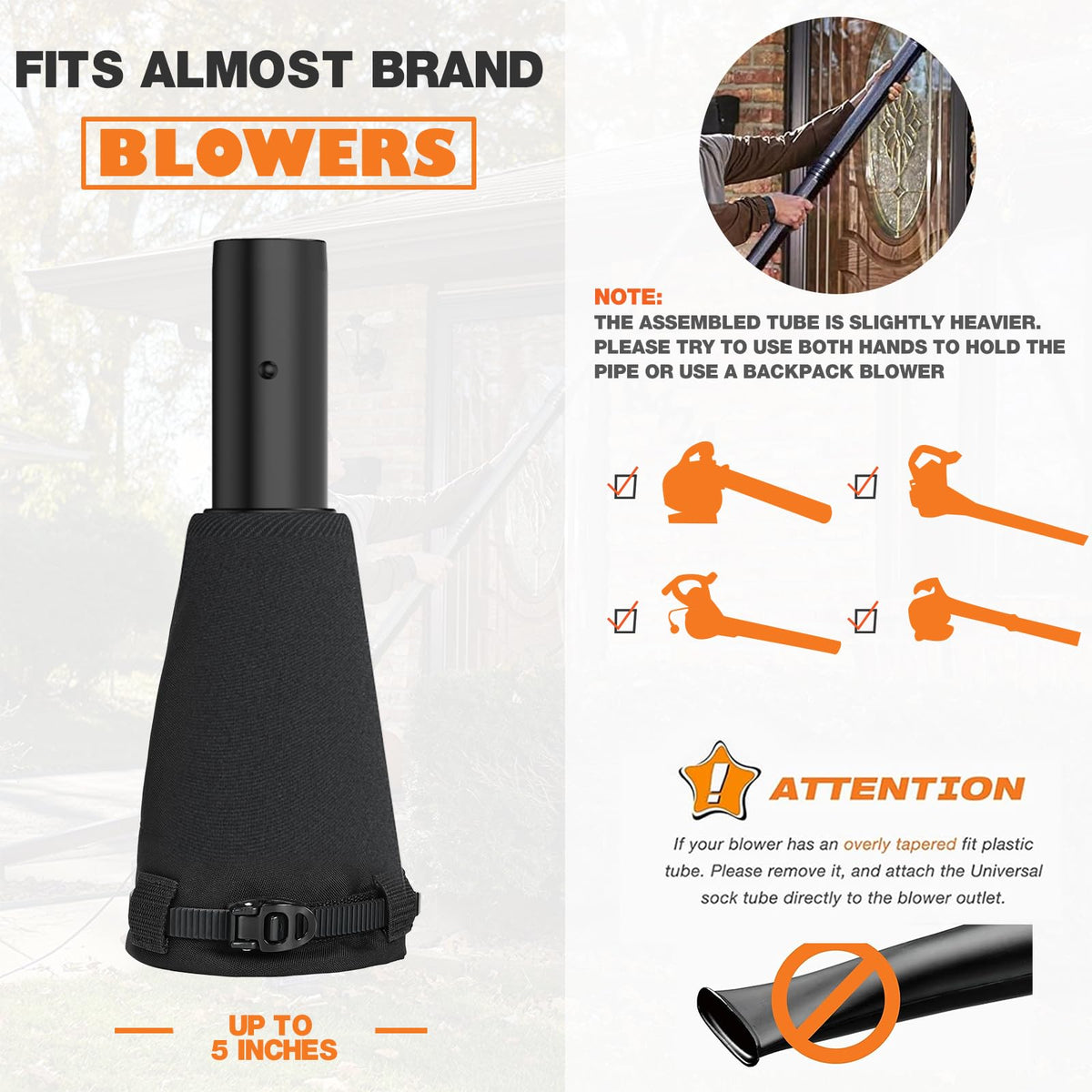 Gutter Cleaning Kit for Leaf Blowers, 11 Feet X516
