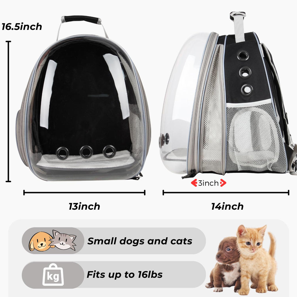 Expandable Cat Backpack with Mini Fan X742019