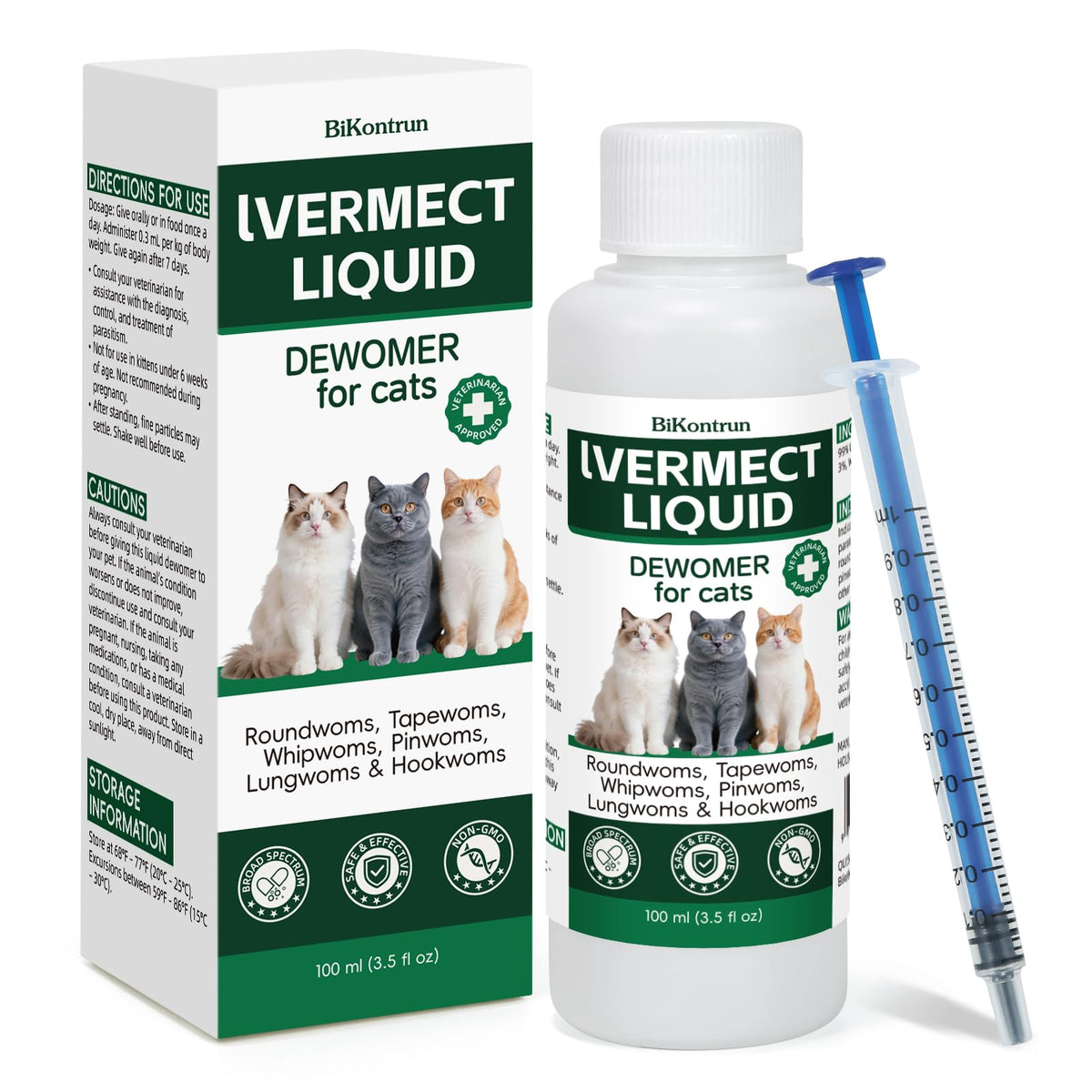 Broad Spectrum Cat Dewormer O91599