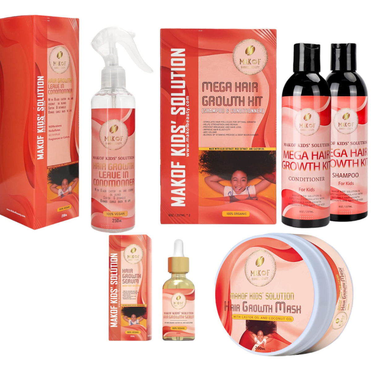 Kids Hair Growth Shampoo & Conditioner K8515