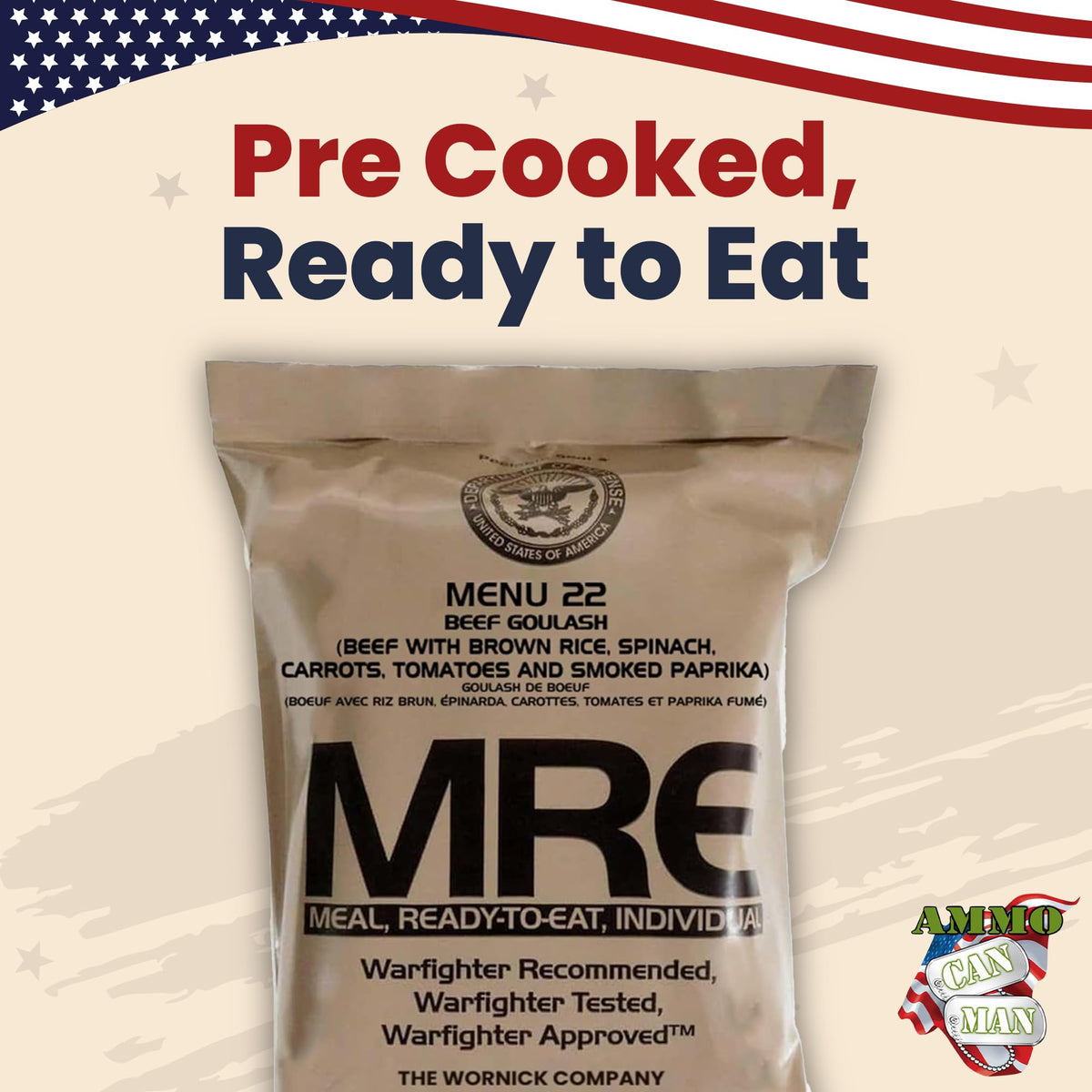 Military Surplus MRE Box Y5371