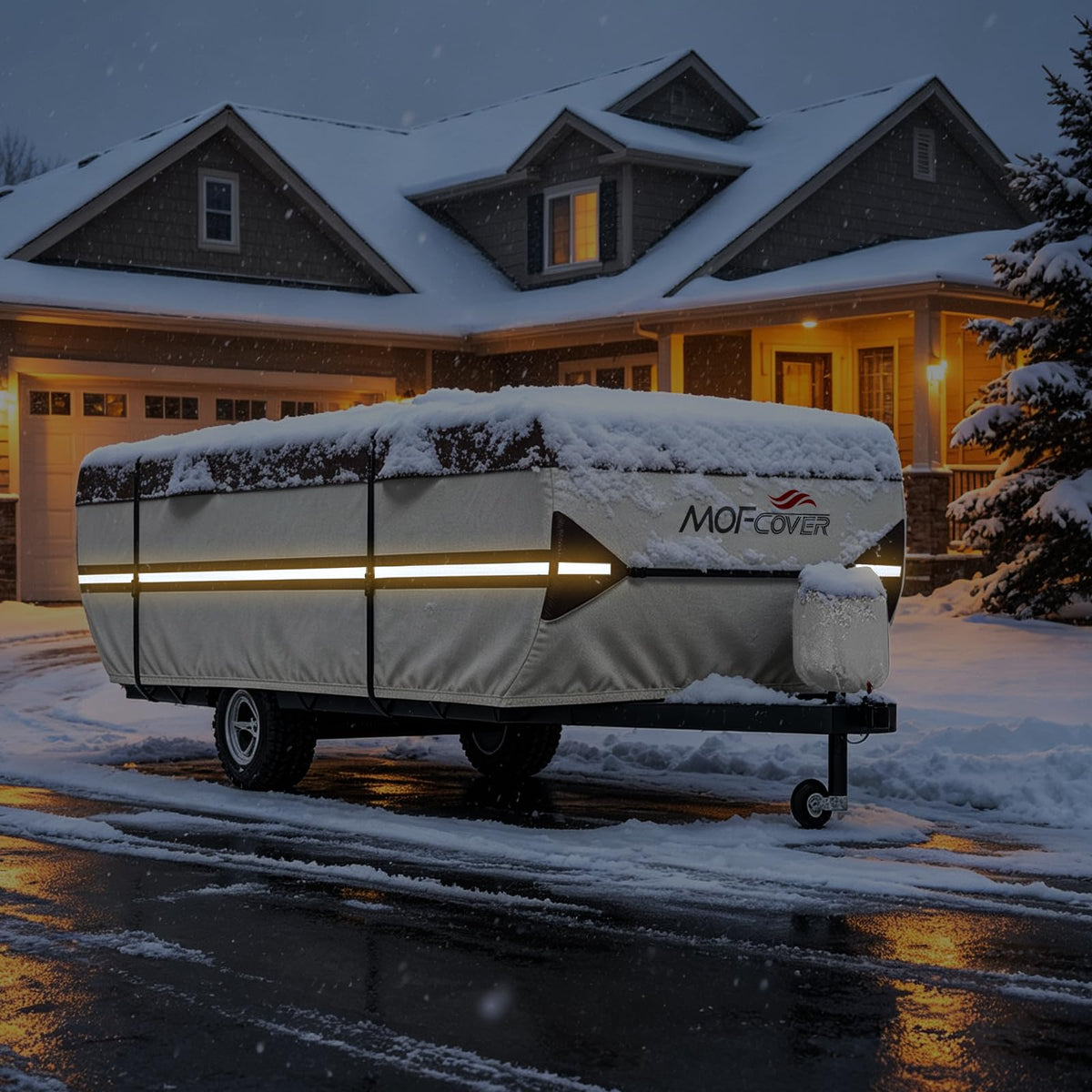 9 Layers Waterproof 14-16ft Pop Up Camper Cover I34066