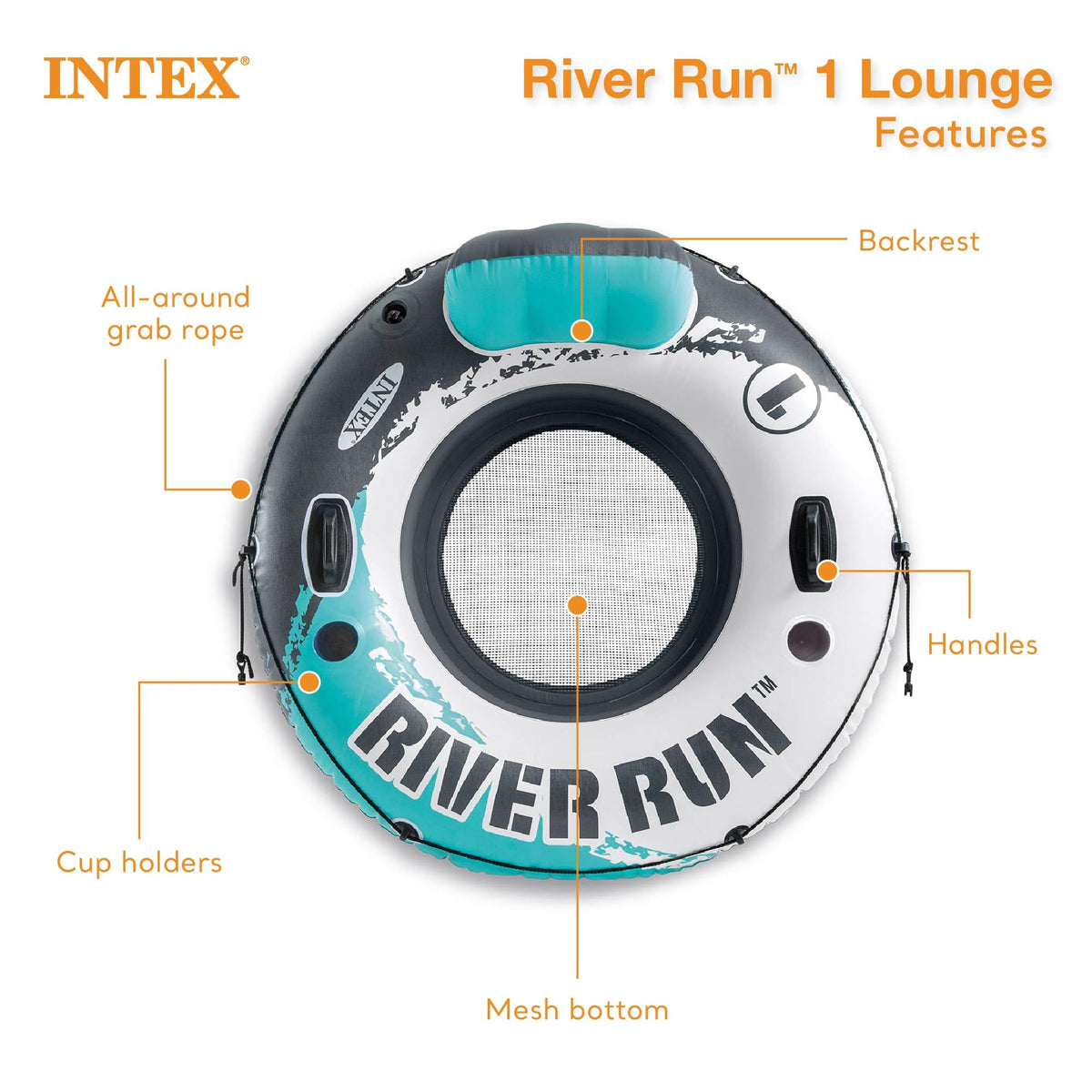 53" Inflatable Floating Water Tube U64709