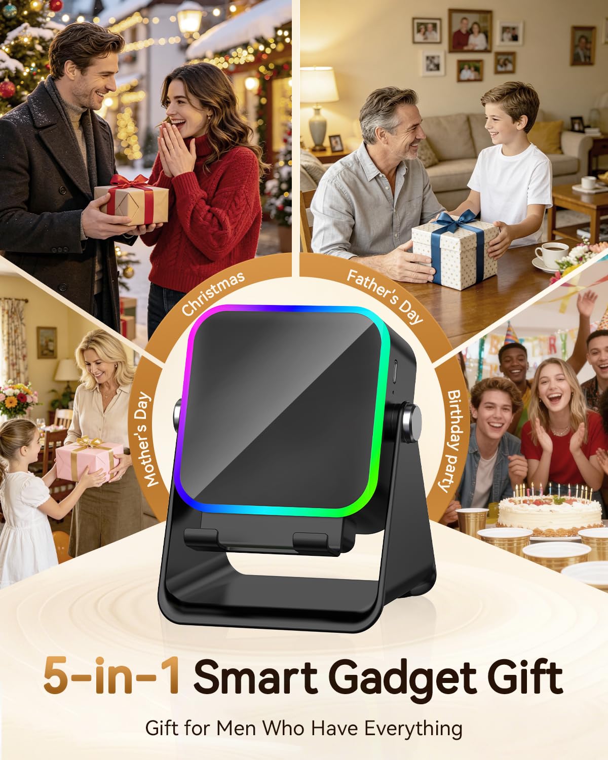 Wireless Induction Speaker with Phone Stand F200
