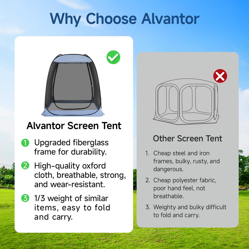 Pop Up Screen House Tent with Mosquito Netting U759193