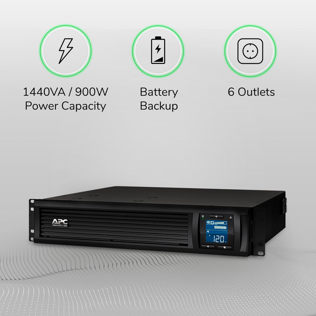 1500VA/900W Rackmount Line Interactive UPS R61500