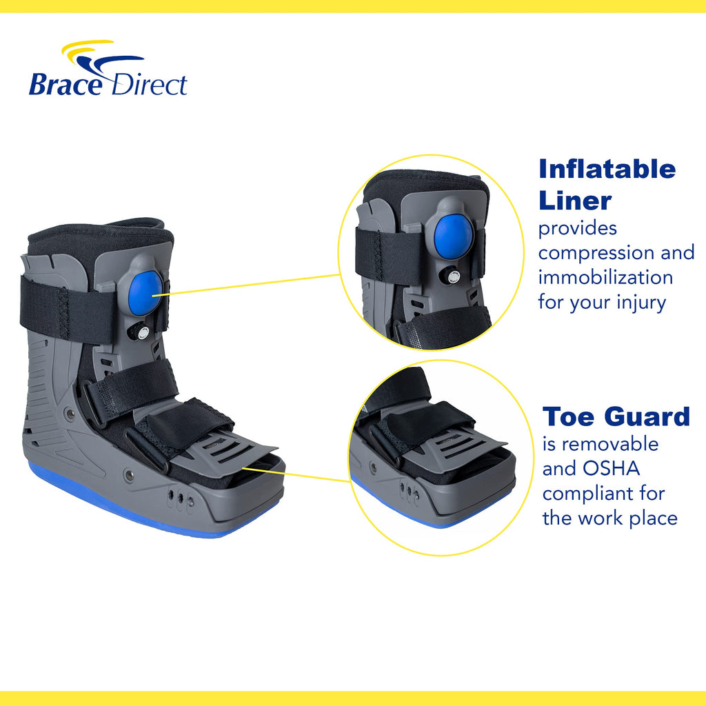 Lightweight Short Air Walking Boot with Toe Guard L8251