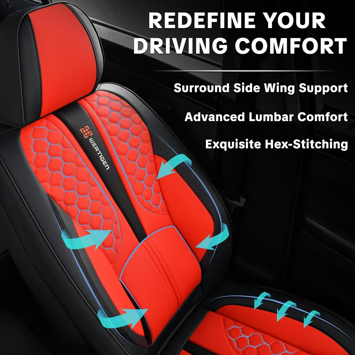 Universal Car Seat Covers Full Set 5 Seats K244