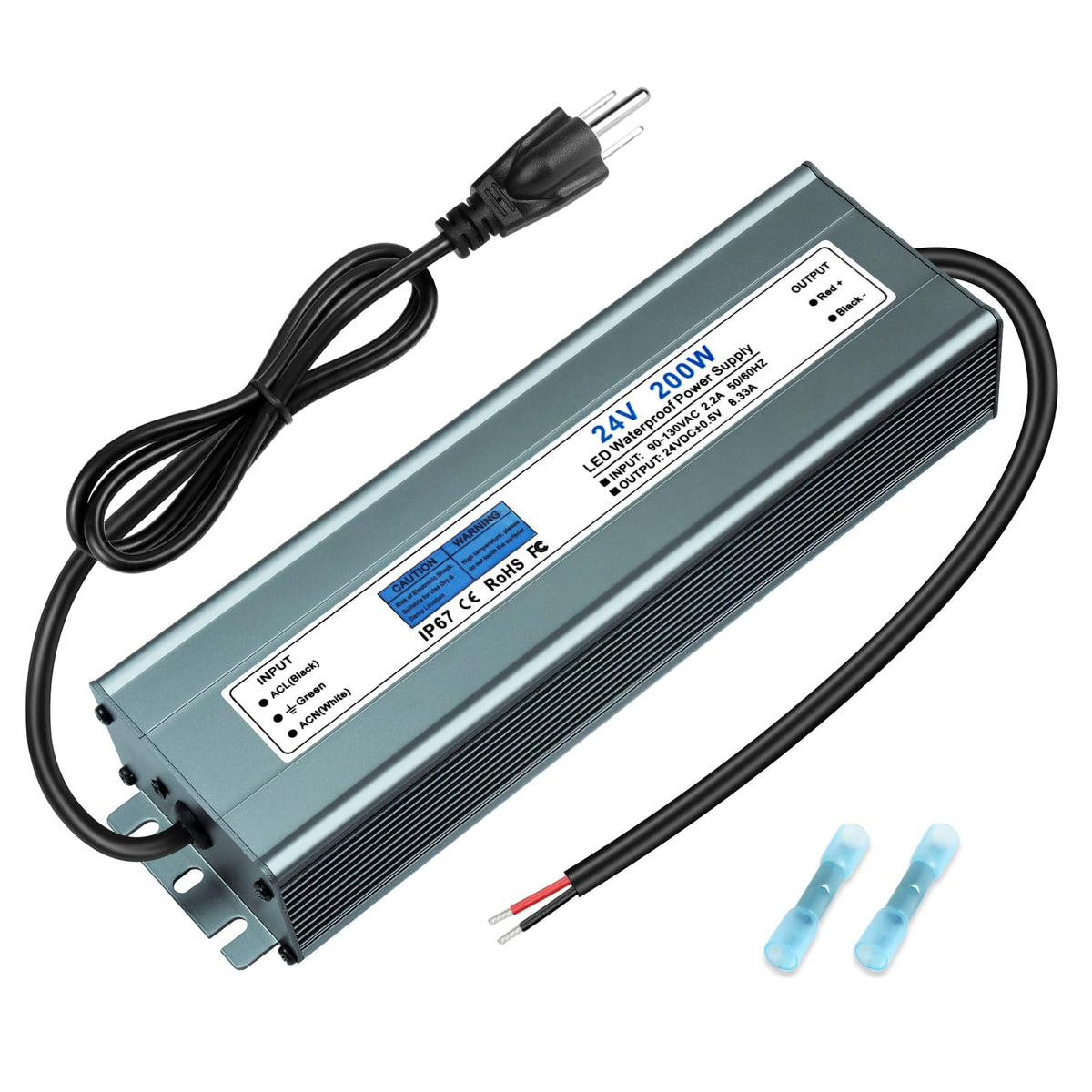 24V 200W IP67 Waterproof LED Power Supply U2228