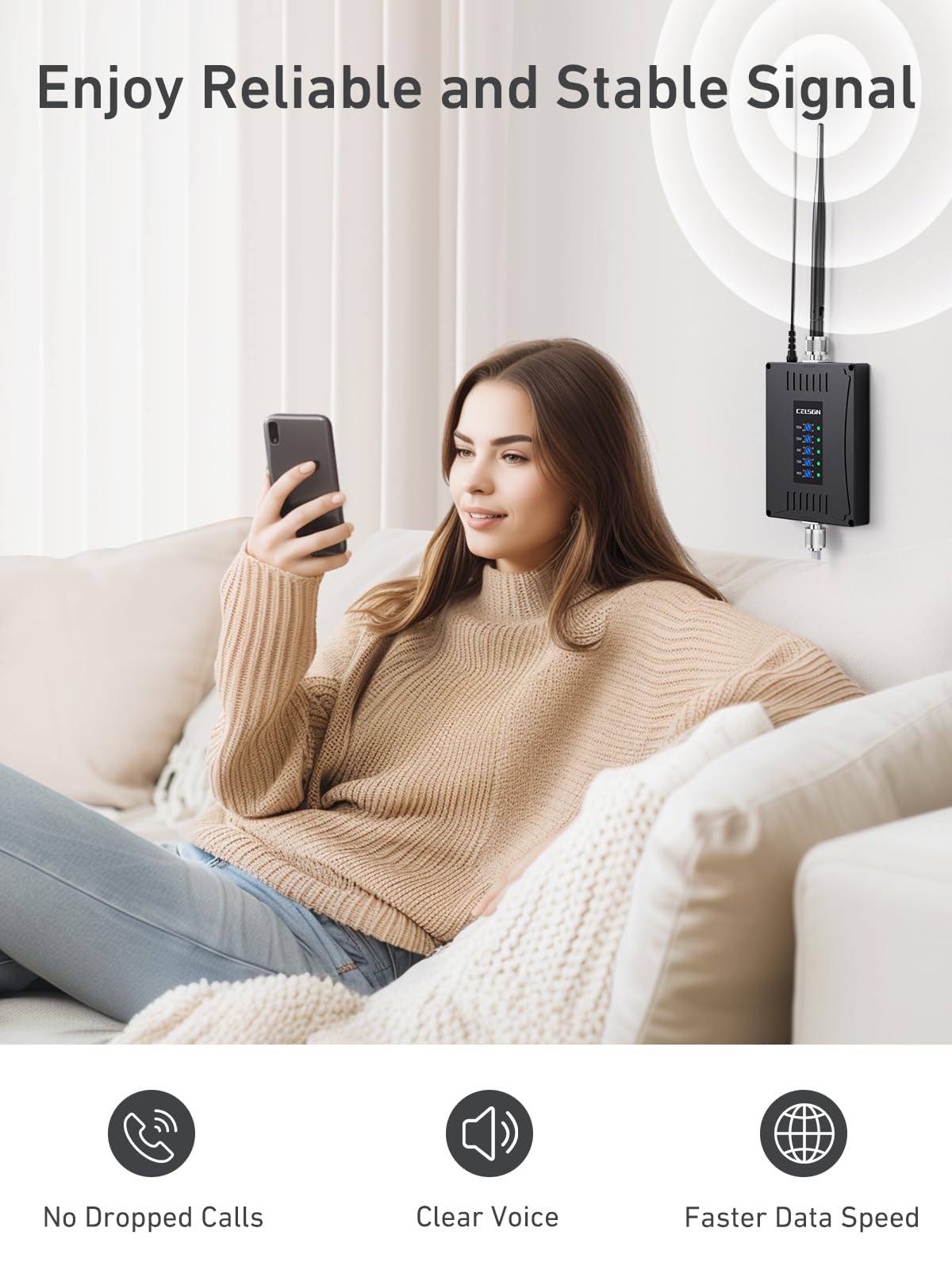 Cell Phone Signal Booster E98099