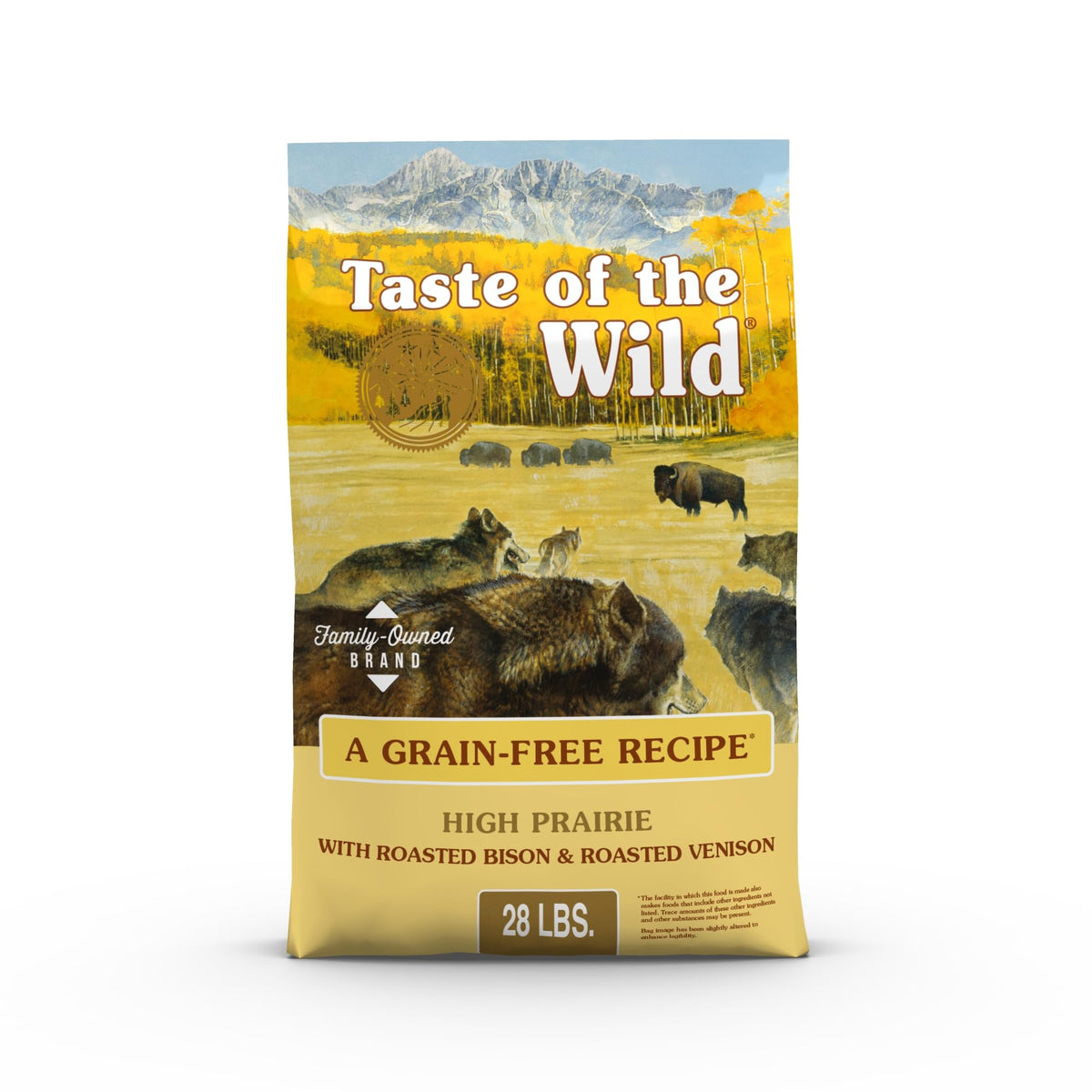 High Prairie Adult Dry Dog Food Roasted Bison 28lb J45802