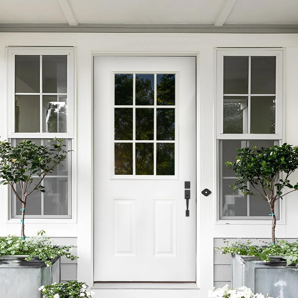 Fiberglass Exterior Door with Brickmould, 36'' x 80'' Front Entry Door C711906