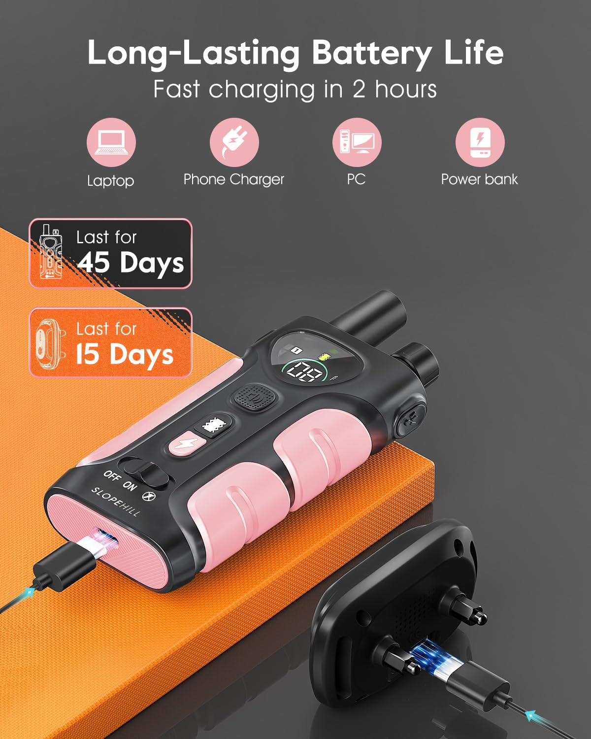Pink Dog Training Collar with Remote P328046