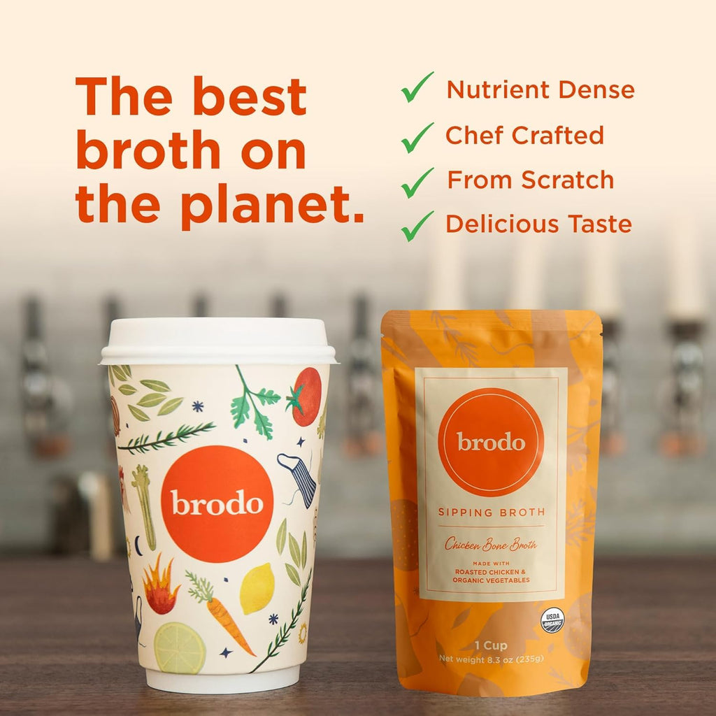 Chicken Bone Broth Variety Pack 30 Cups A525
