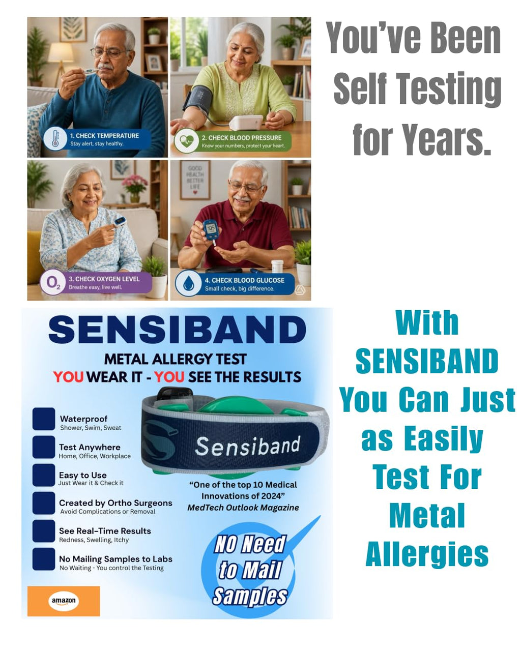 Metal Allergy Test Band G417195
