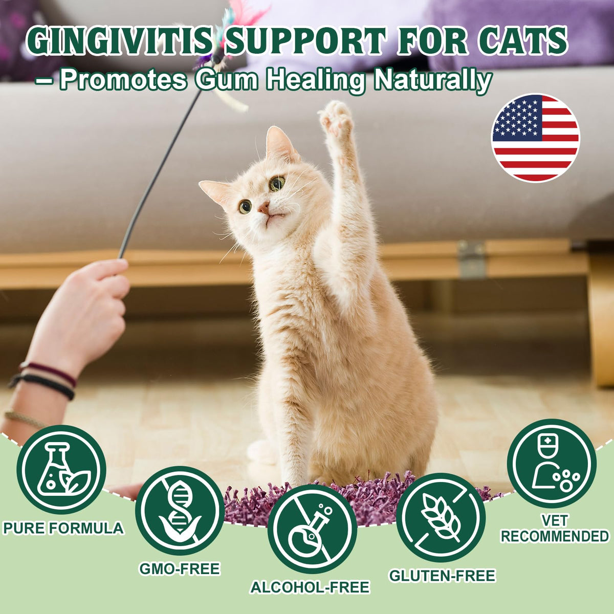 Natural Plant-Based Cat Oral Care 4 oz H36711
