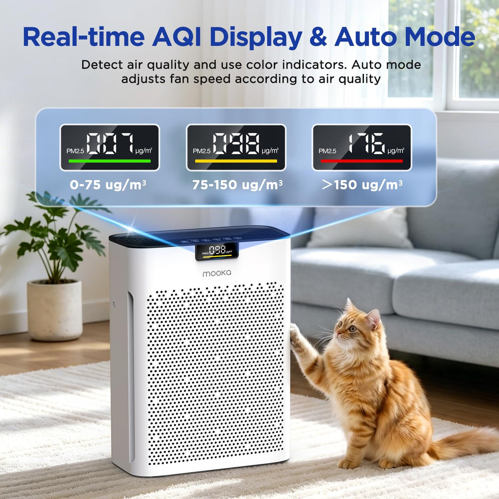 White HEPA Filter Air Purifier V388