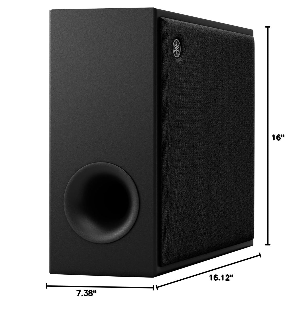 Black Wireless Subwoofer M7686