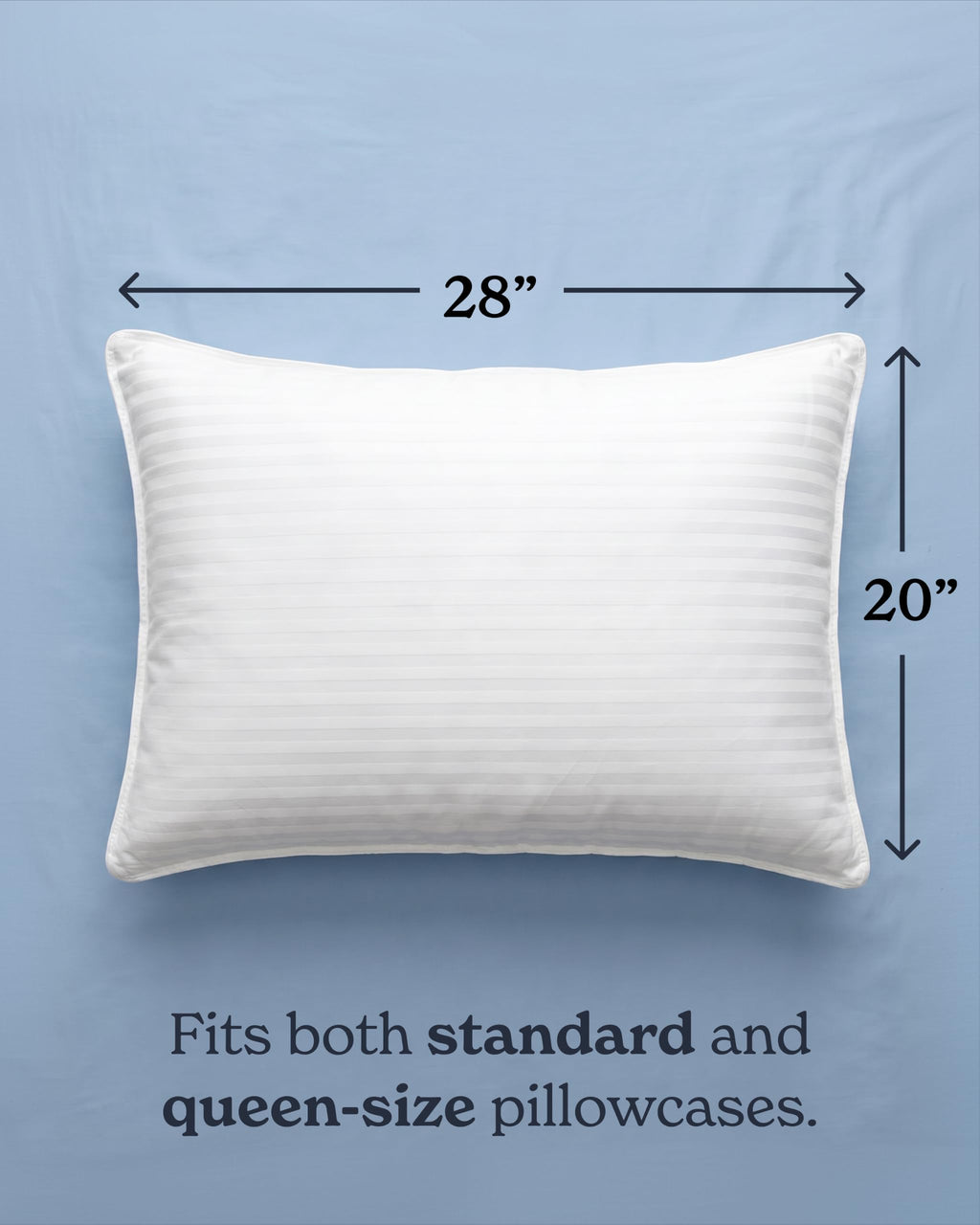 Standard/Queen Size Set of 2 Bed Pillows U868862