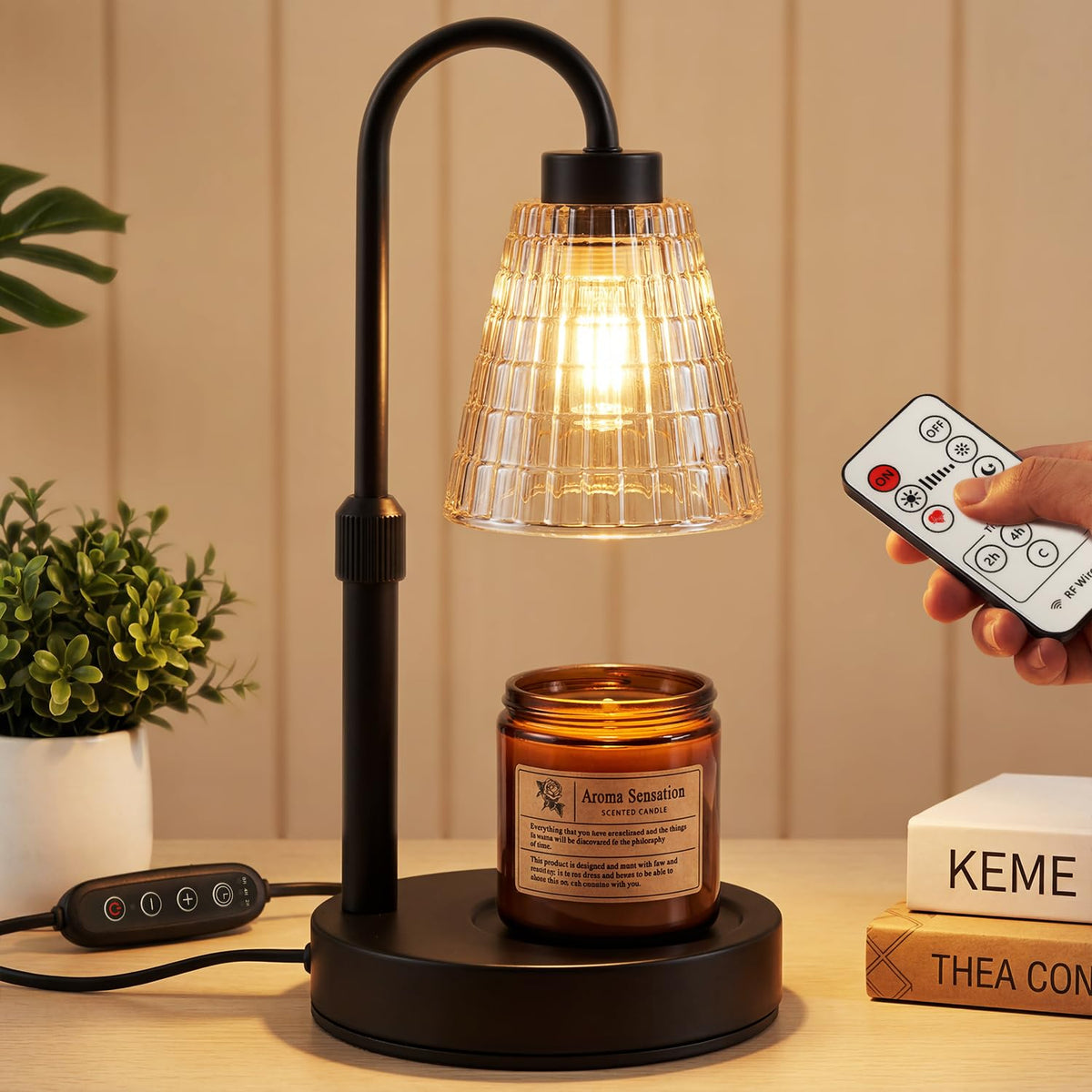 Candle Warmer Lamp with Timer Dimmer X4811