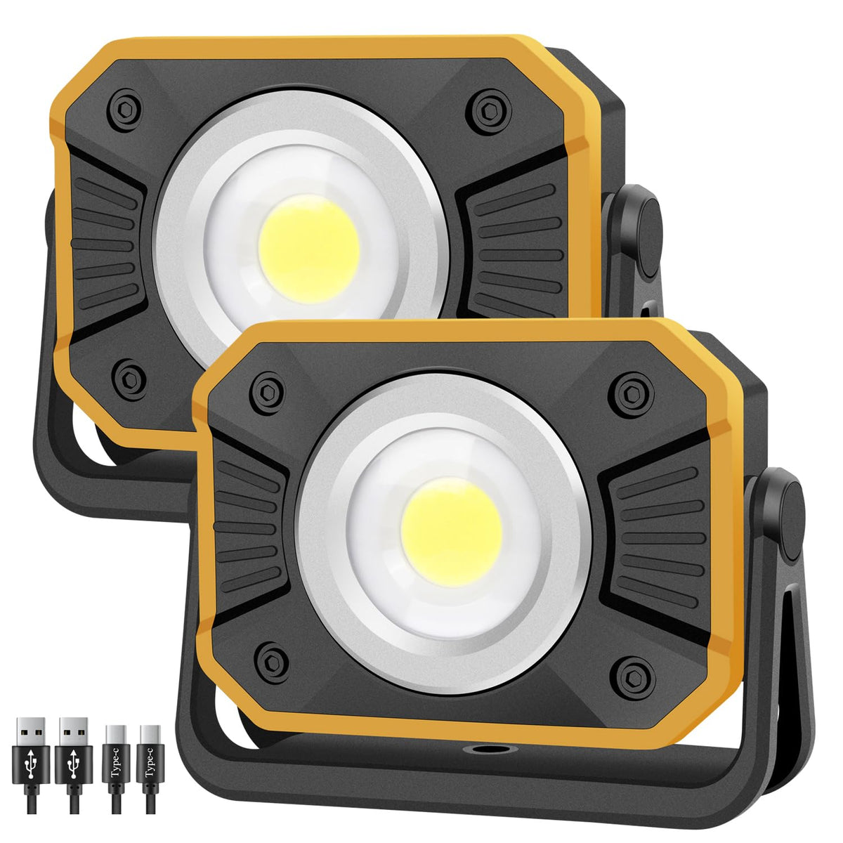 LED Work Light with Magnetic Base, 2 Pack G491