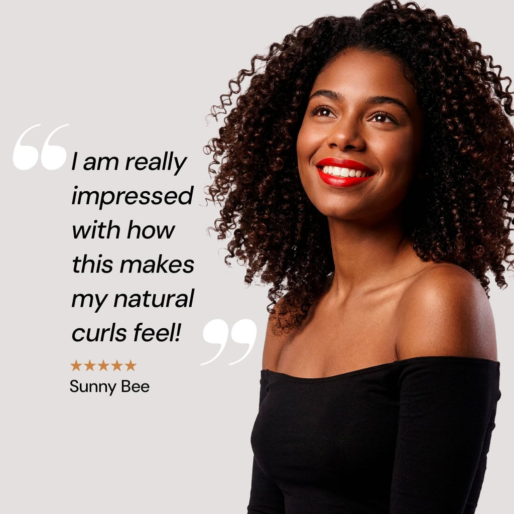 Curly Hair Shampoo Conditioner & Curl Cream Kit, 3x16.9oz E144134