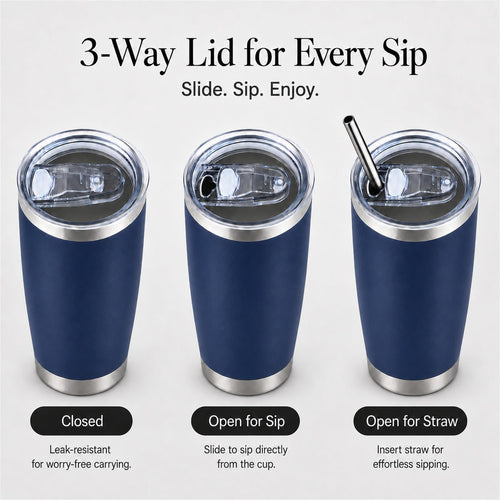 20oz Stainless Steel Insulated Tumblers 12 Pack X5611