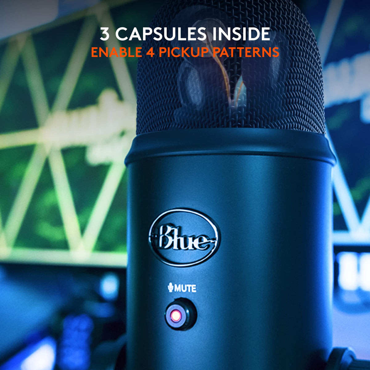 USB Condenser Microphone with 4 Pickup Patterns Q64373