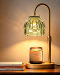 Adjustable Height Green Candle Warmer Lamp U88725