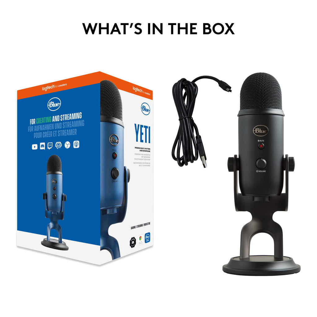 USB Condenser Microphone with 4 Pickup Patterns Q64373