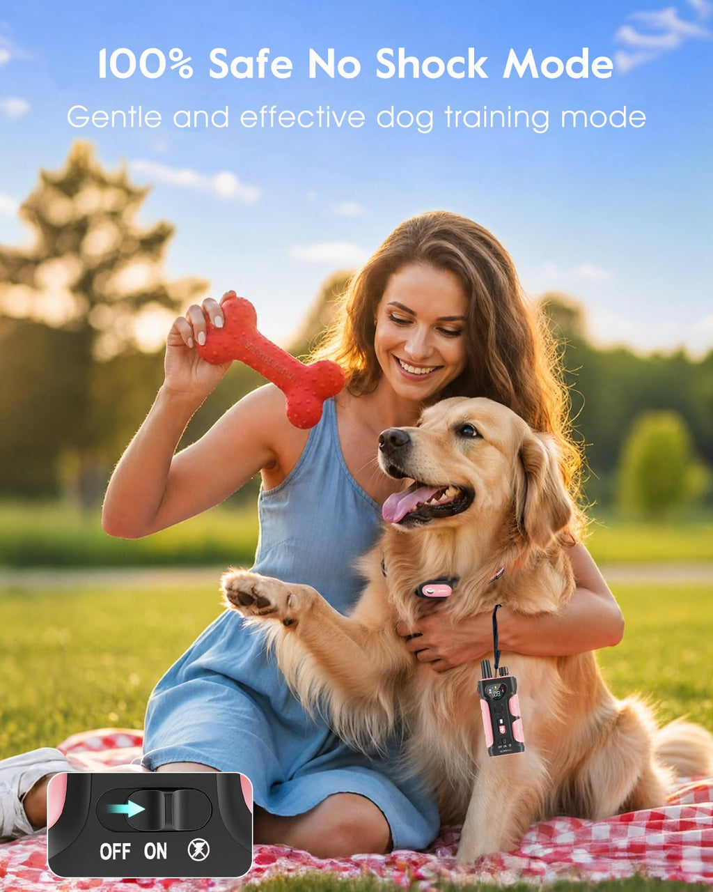 Pink Dog Training Collar with Remote P328046