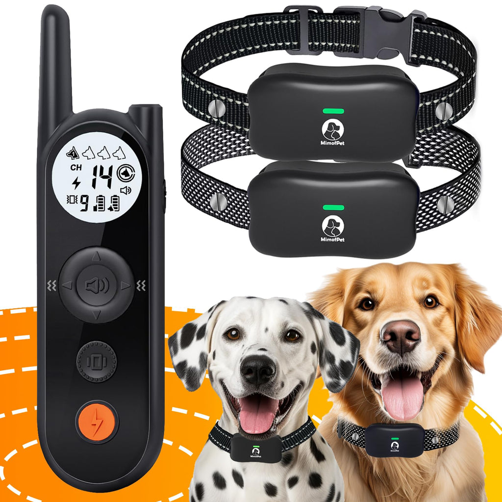 Wireless Dog Fence for 2 Dogs with Training Collar V38054