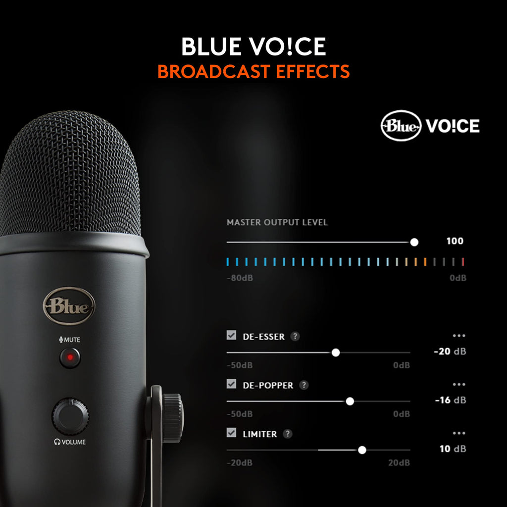 USB Condenser Microphone with 4 Pickup Patterns Q64373