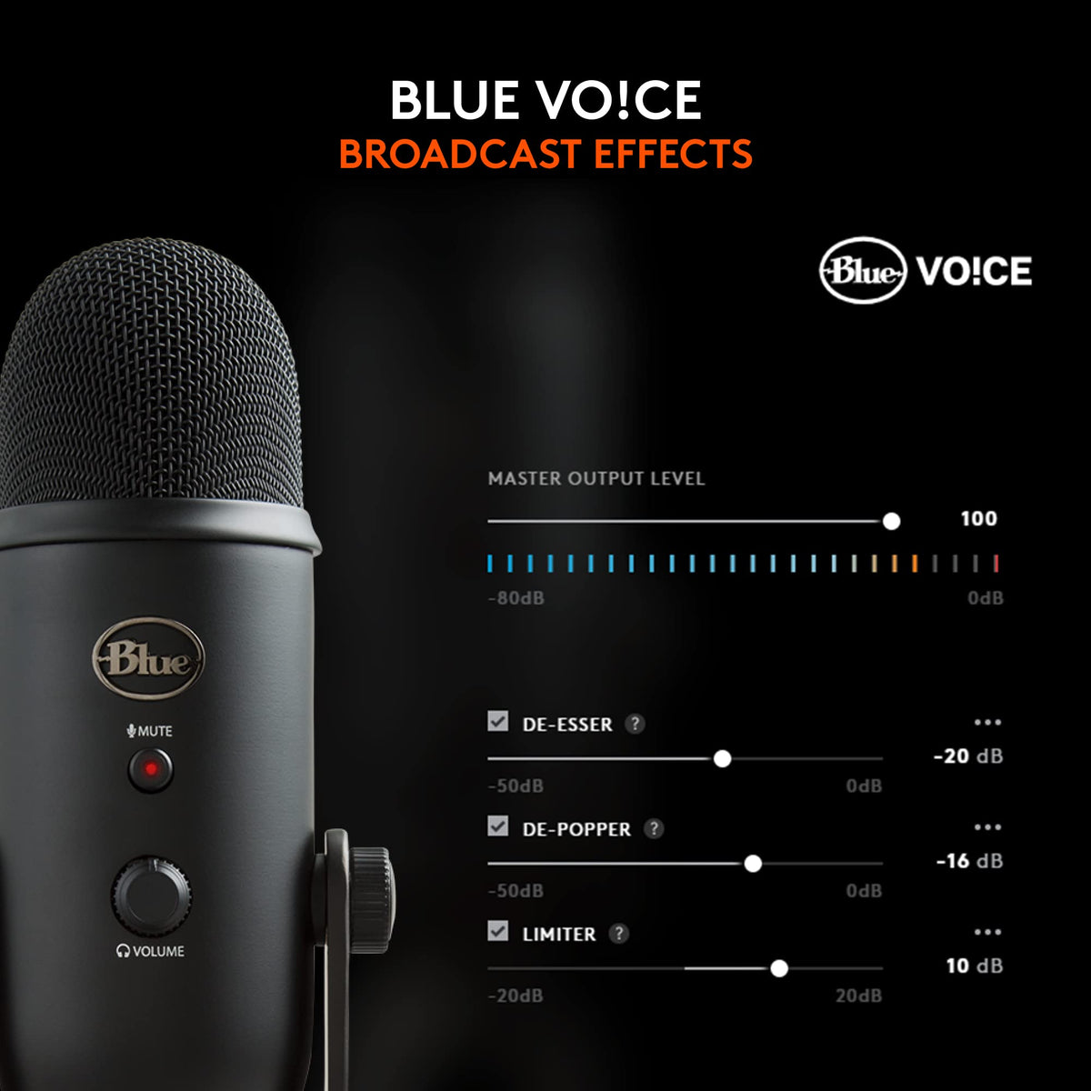 USB Condenser Microphone with 4 Pickup Patterns Q64373