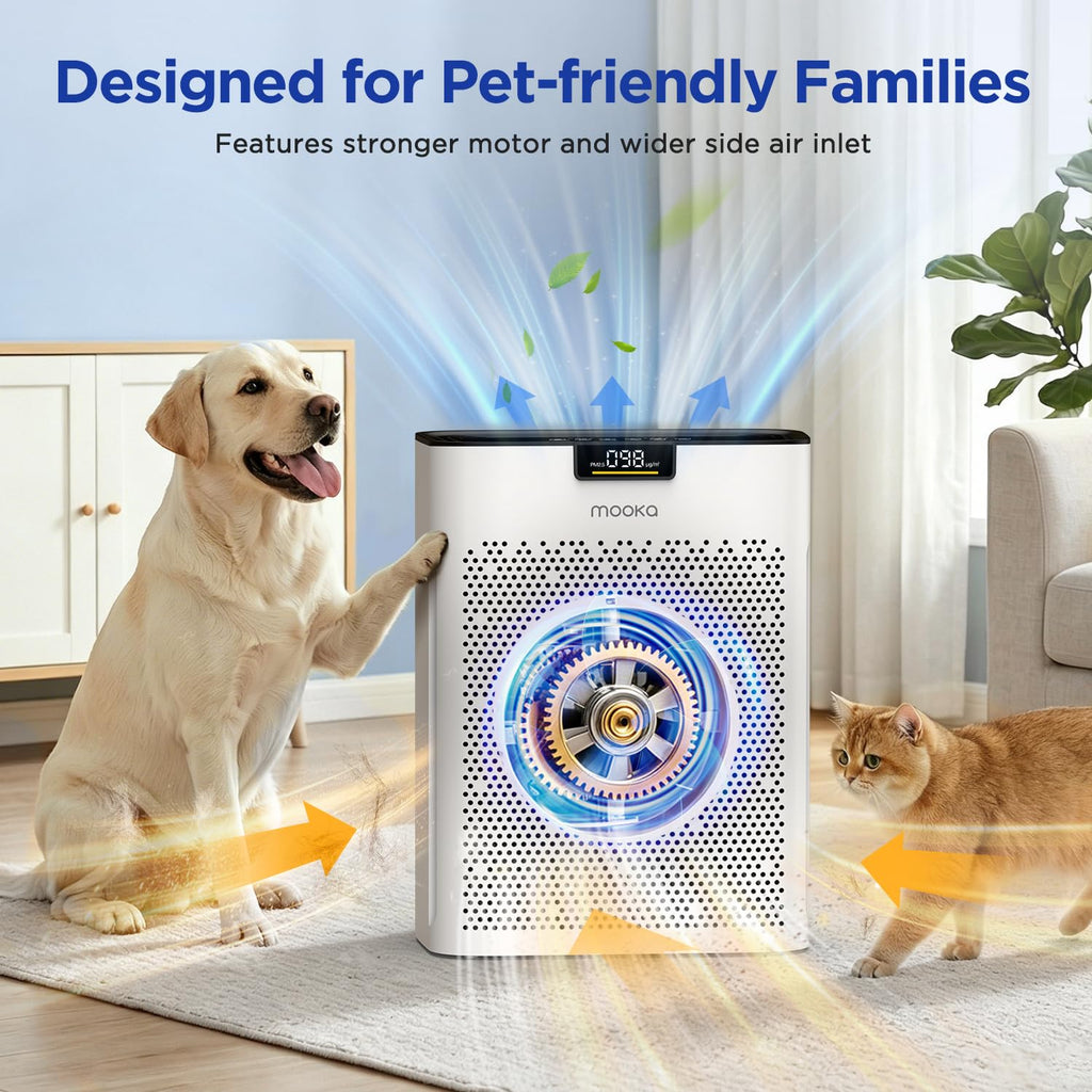 White HEPA Filter Air Purifier V388